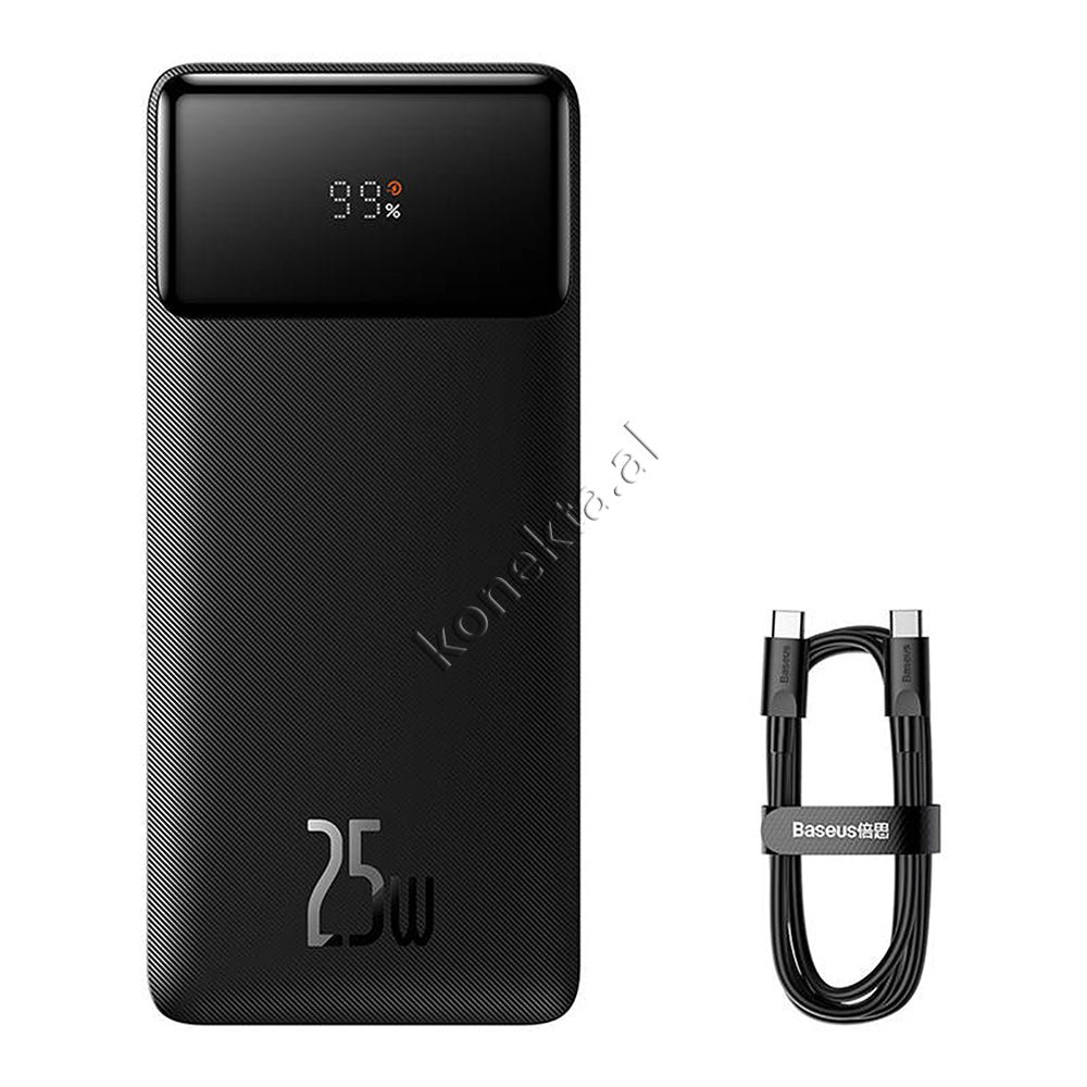 Baseus 20000mAh Power Bank, 25W, 3 Ports, Black / White - Thumbnail 10