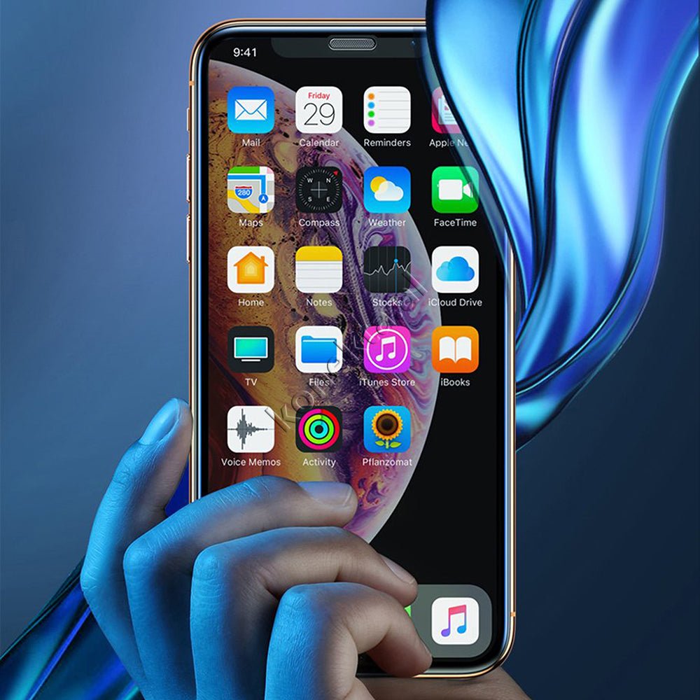 Baseus iPhone Xs Max Screen Protector, 6D, Two Pieces, Protective Mesh - Thumbnail 11