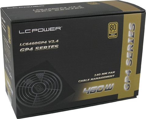 LC-Power GreenPower4 LC6460GP4 ATX Power Supply, 460W - Thumbnail 6
