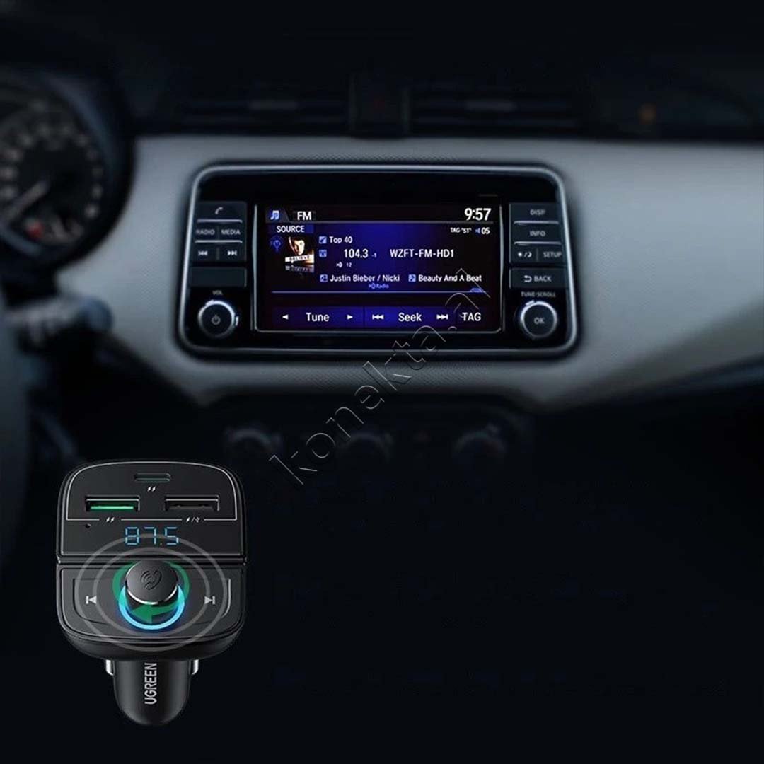 UGreen Car Charger MP3 Adapter with 4 Ports - Thumbnail 7