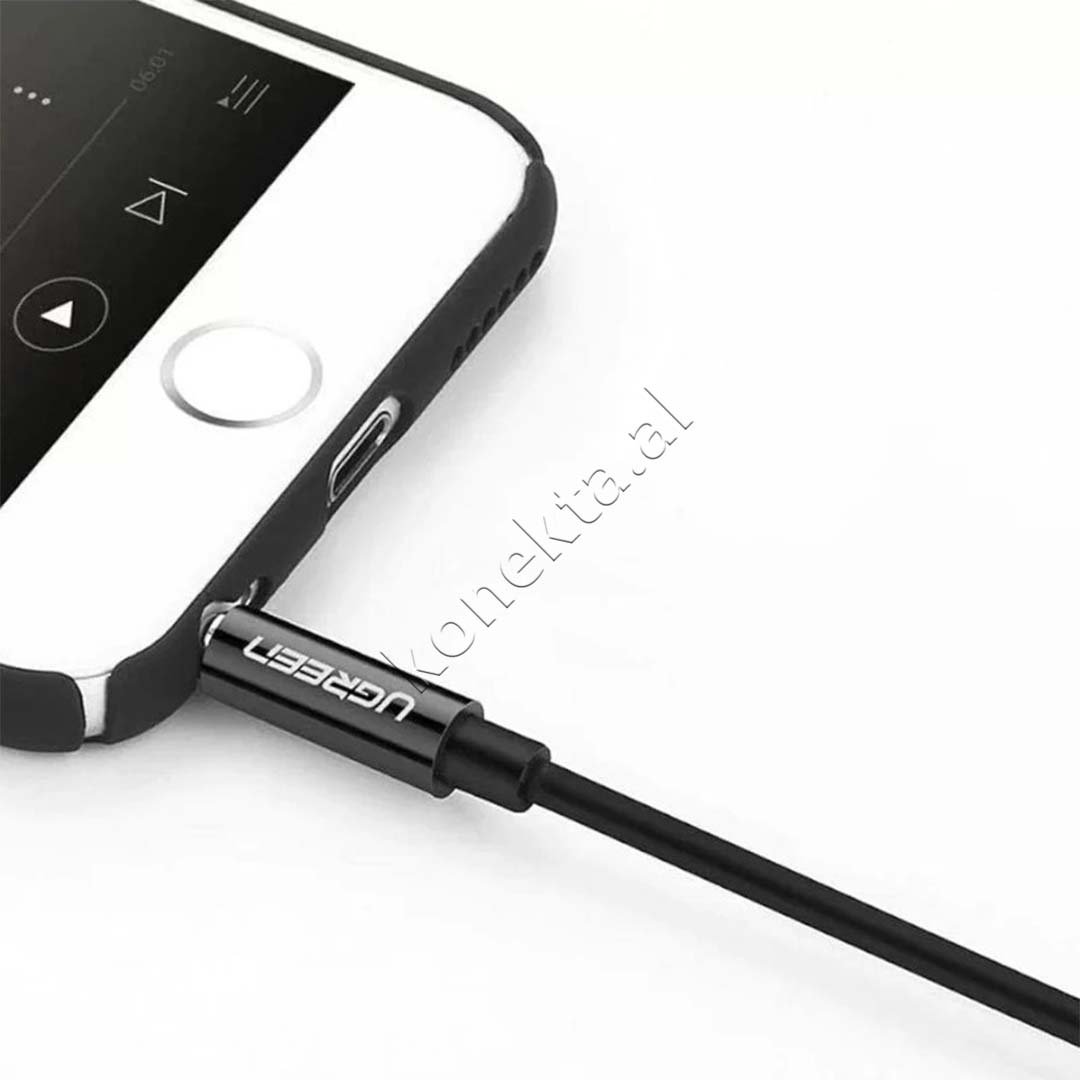 UGreen Aux Adapter Cable, 3.5mm to 2 Aux Female, Black, 20cm - Thumbnail 6