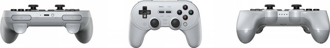 8BitDo Pro 2 Controller, Wireless, Grey - Thumbnail 13