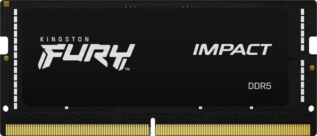 Kingston Fury Impact Memory, SODIMM, DDR5, 32GB, 4800MHz, CL38 - Thumbnail 4