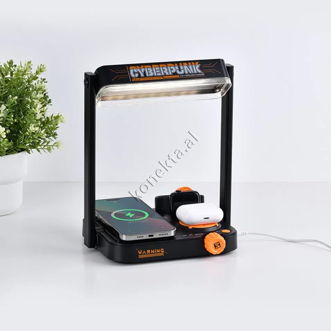tjetertjeter Cyberpunk Wireless Charger, Black - Thumbnail 9