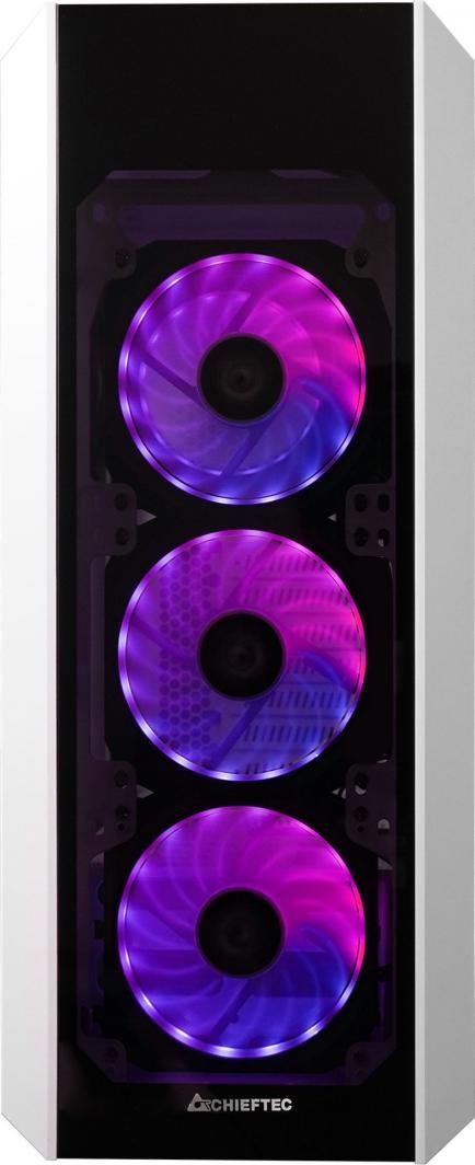 Chieftec Scorpion 3 ARGB Case, White GL-03W-OP, Midi Tower - Thumbnail 2