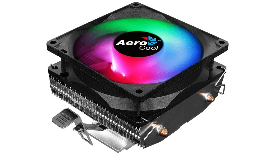 Aerocool Air Frost 2 CPU Cooler, 110W TDP, 9cm, Black - Image 1