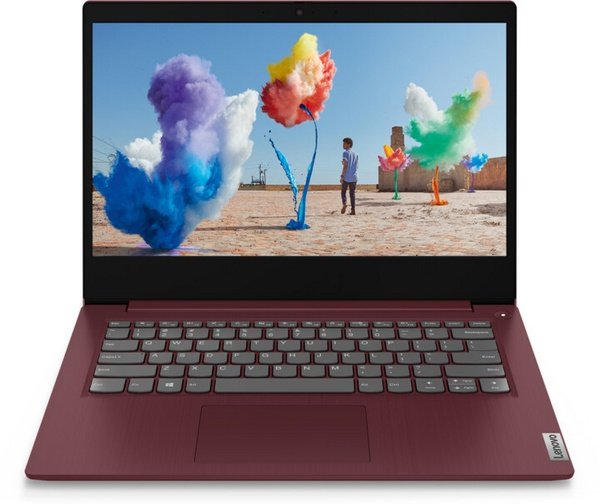 Lenovo IdeaPad 3 14IGL05 Laptop, 14", Intel Celeron, 4GB RAM, 128GB SSD, Intel UHD Graphics, Red - Image 1