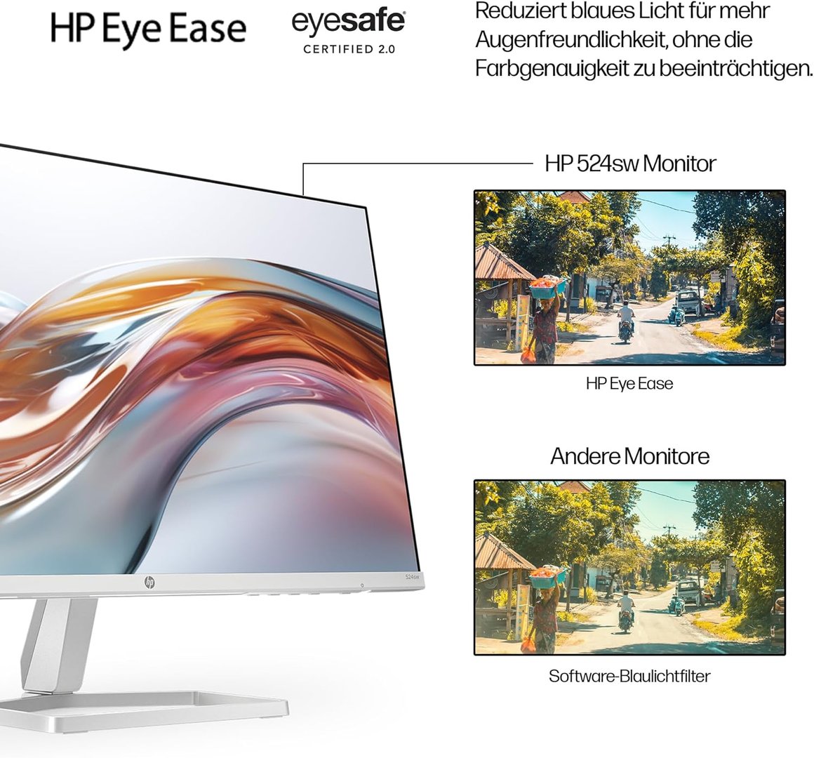 HP Series 5 524SW Monitor, 24 Inch IPS Panel - Thumbnail 3