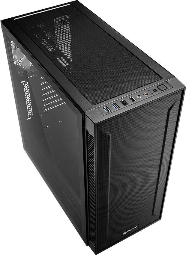 Sharkoon TG6M RGB Case, Midi Tower - Thumbnail 3