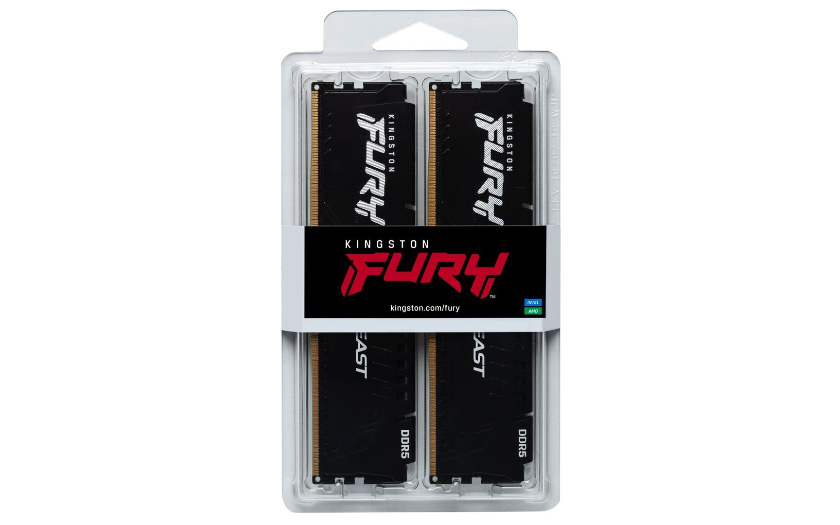 Kingston FURY Beast RAM, 64GB (2 x 32GB), 5600MT/s, DDR5, CL36, Black, EXPO - Thumbnail 5