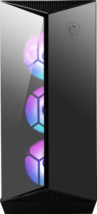MSI MPG GUNGNIR 110R Computer Case, Black - Thumbnail 4