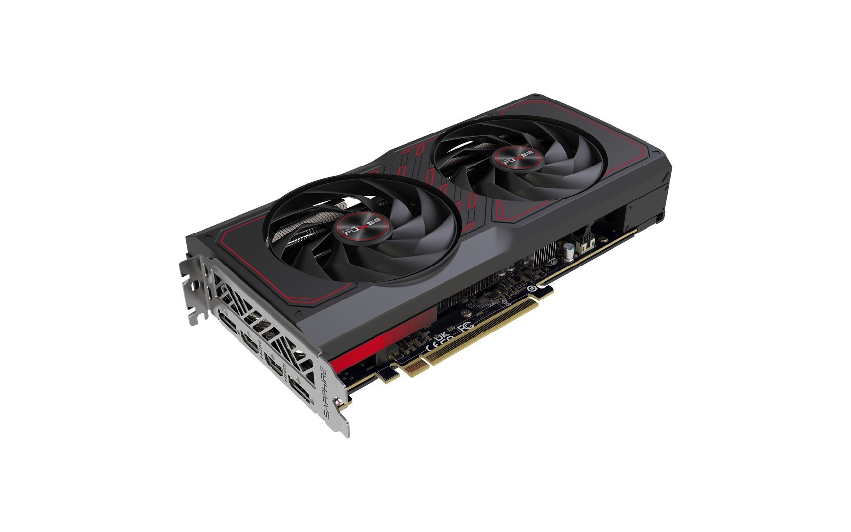 Sapphire Pulse Radeon RX 7600 XT OC 16GB GDDR6 Graphics Card - Thumbnail 2