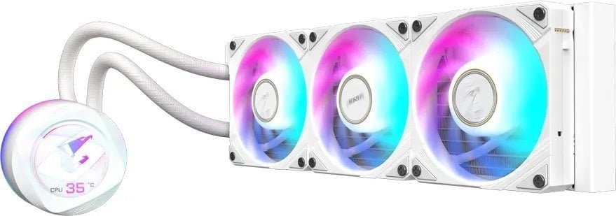 Gigabyte Aorus WaterForce X II 360 Water Cooler, White - Thumbnail 2