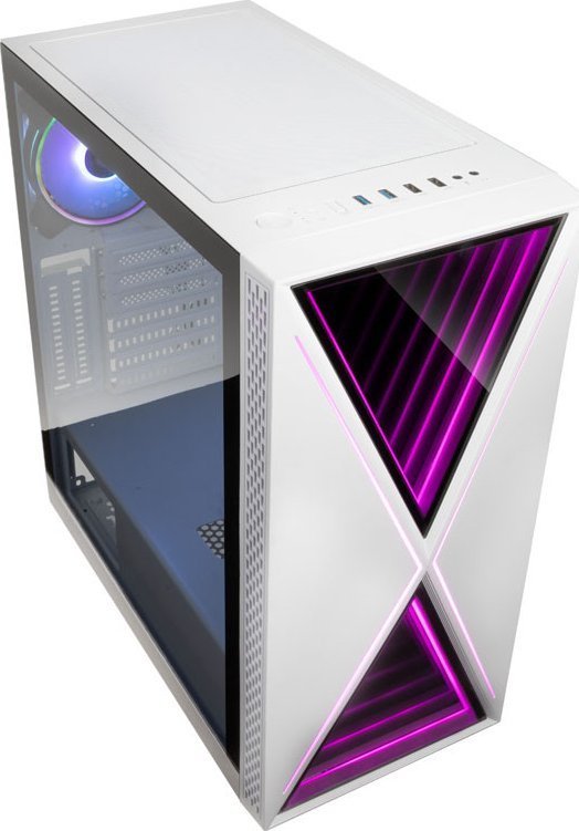 Kolink Void X ARGB Case, White, Midi Tower - Thumbnail 2