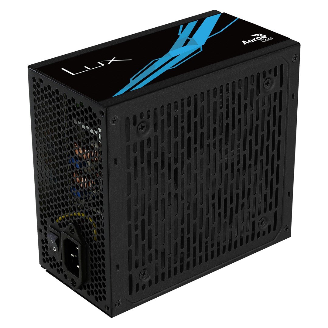 Aerocool LUX 550W Power Supply, 80Plus Bronze, 12 cm, Black - Thumbnail 3