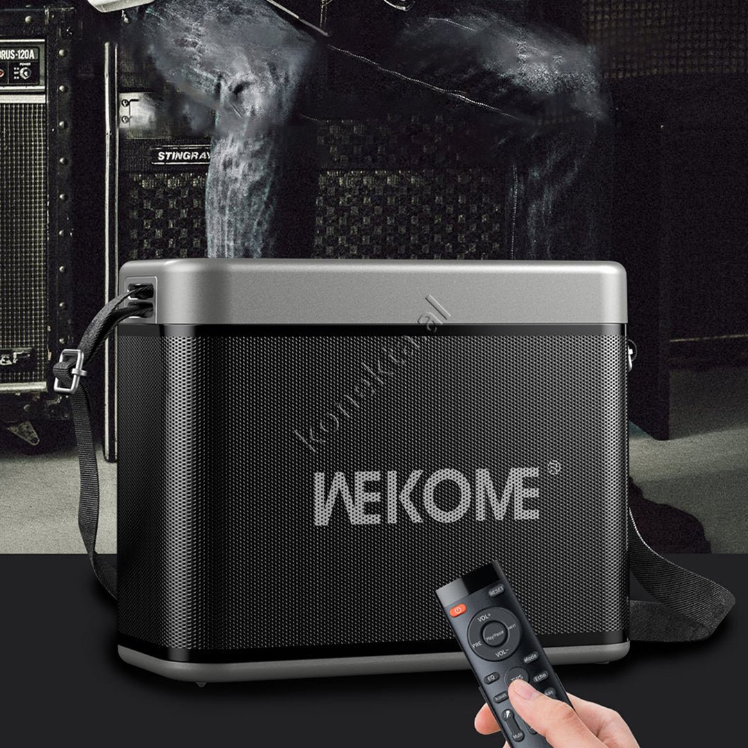 WK Bluetooth Speaker, 120W, Super Bass, With Two Microphones, Audio Port 6.5mm - Thumbnail 9