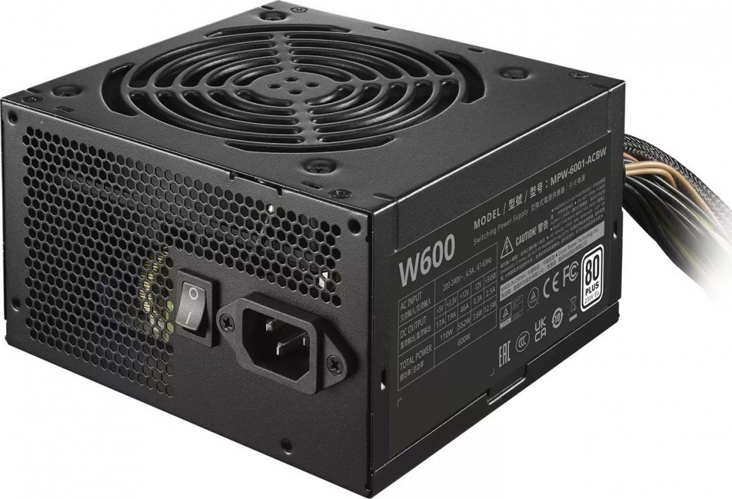 Cooler Master Elite NEX MPW-6001-ACBW-BEU ATX Power Supply, 600W - Thumbnail 2