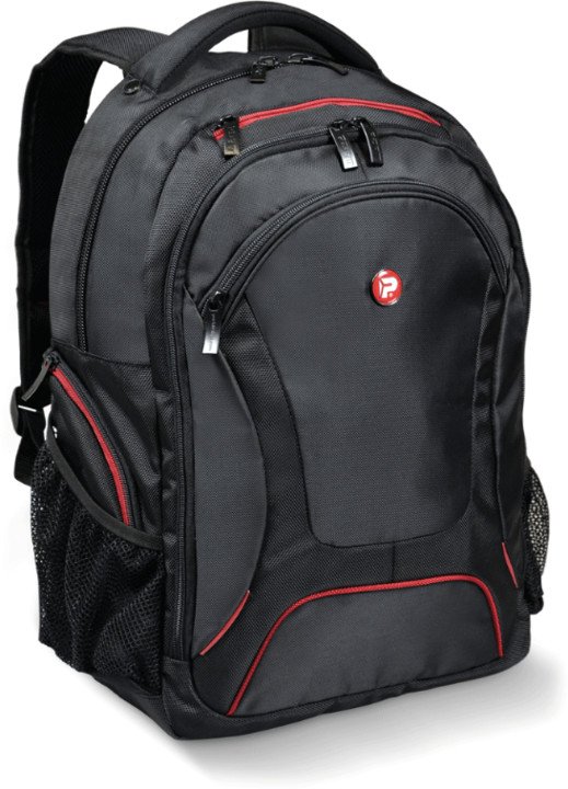 Port Designs COURCHEVEL Laptop Bag, Red and Black - Thumbnail 3