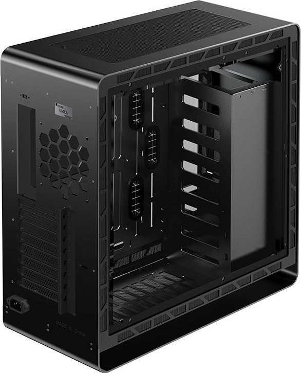 Jonsbo UMX6S TG Case, Black, Full Tower - Thumbnail 5