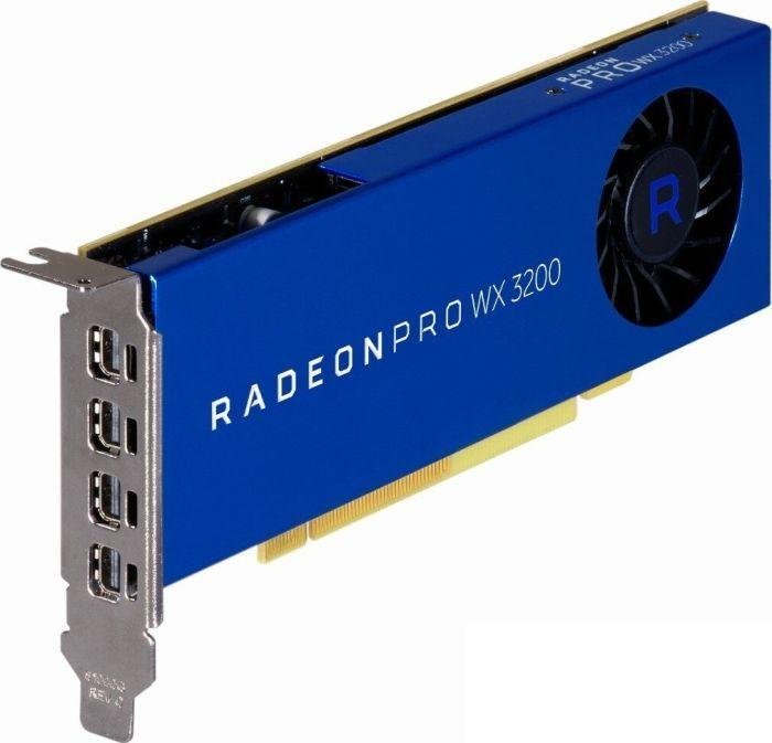 AMD Radeon Pro WX 3200 4GB GDDR5 Graphics Card - Image 1