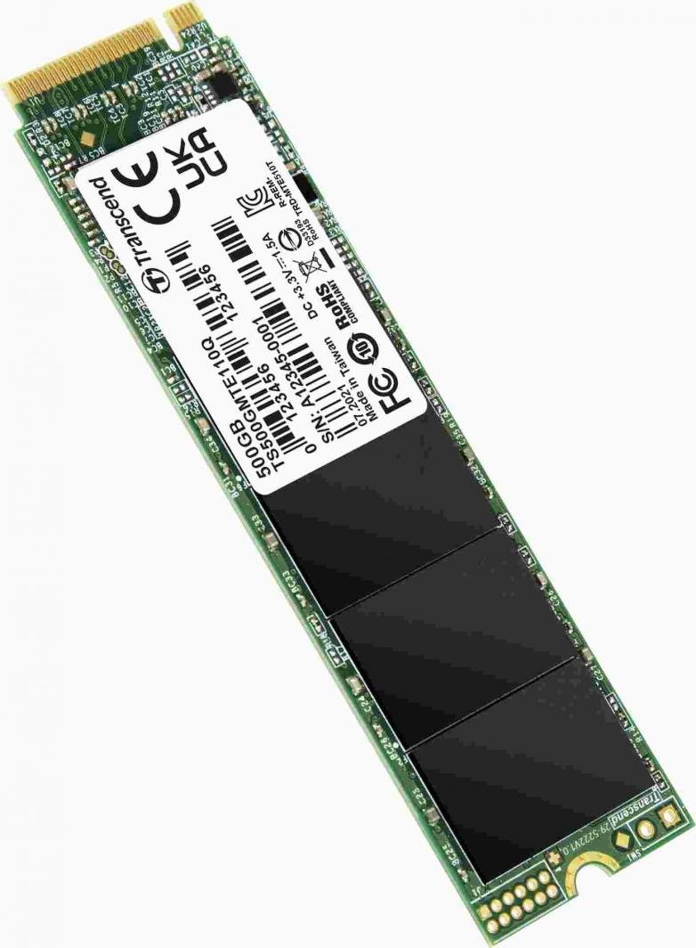 Transcend 110Q SSD, 500GB, M.2 2280 PCI-E x4 Gen3 NVMe - Thumbnail 3
