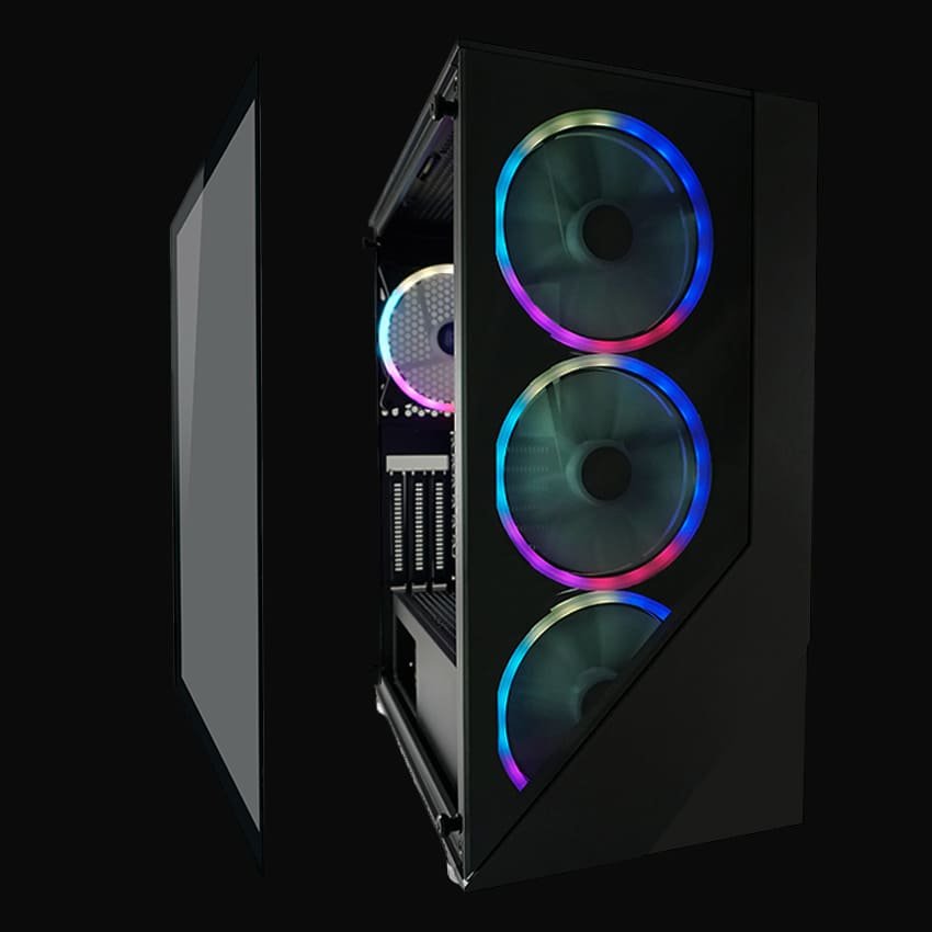 LC-803B-ON Shaded_X Case, Black - Thumbnail 3