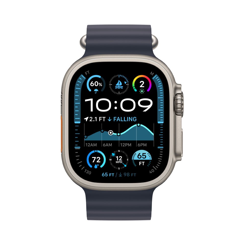 Apple Watch Ultra 2 Smartwatch, Natural Ocean, Ocean-band - Image 1