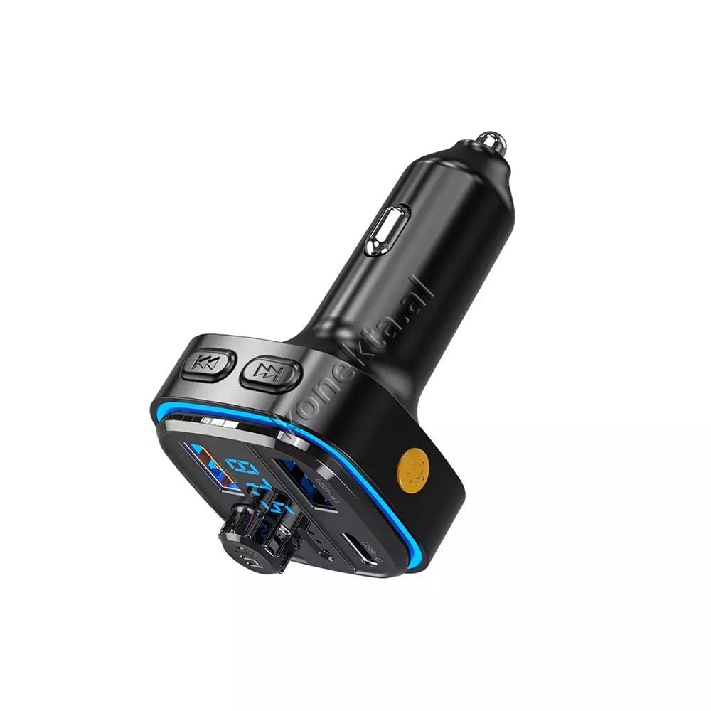XO Adaptor Karikimi Me Ndricim, Panel Digjital Dhe Mp3 Me Bluetooth Per Makine - Thumbnail 6