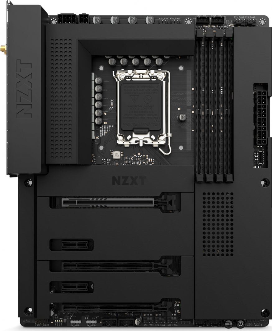 NZXT N7 Z790 Matte Motherboard, Black - Thumbnail 2