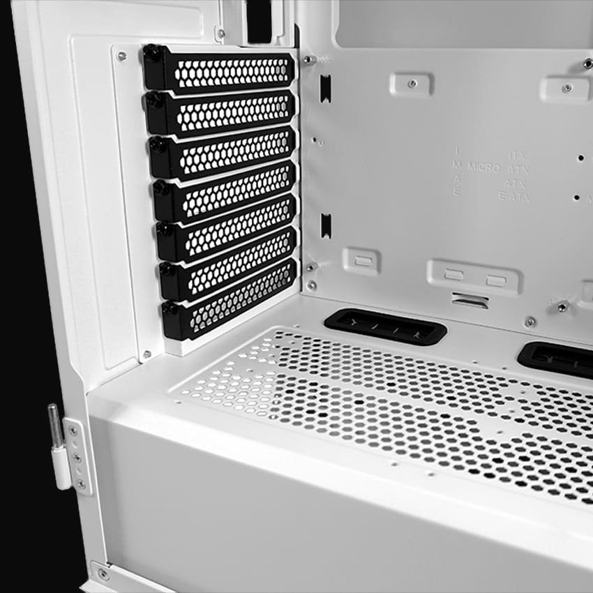 LC-805BW-ON Holo-1_X Midi-ATX Case, Black/White - Thumbnail 20