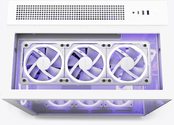 NZXT H9 Elite Edition Case, White - Thumbnail 5