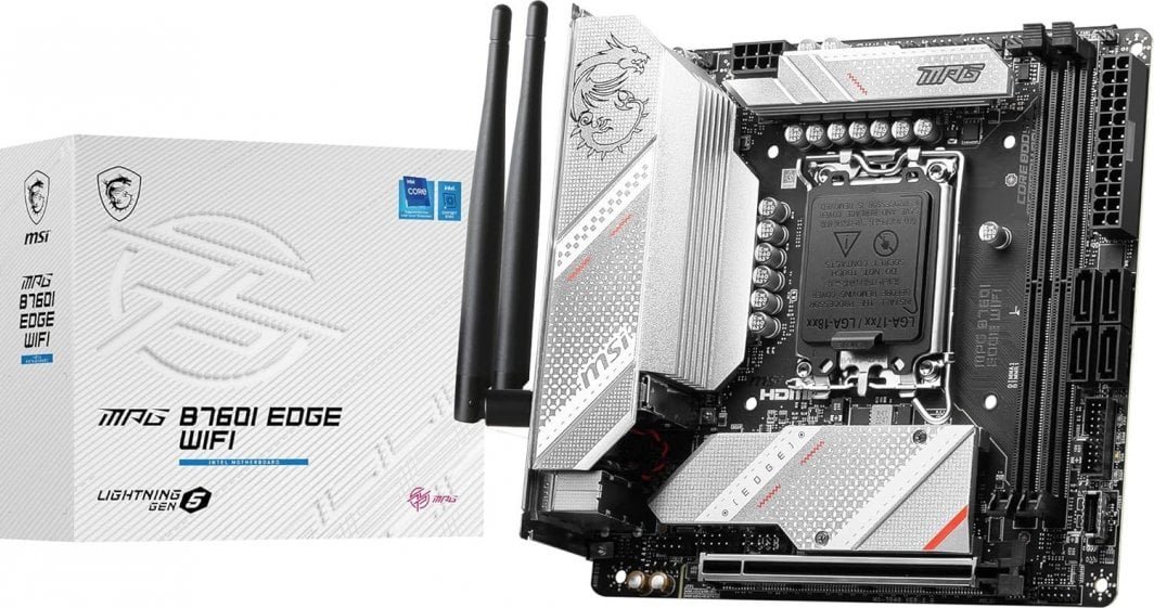MSI MPG Intel B760 Motherboard, Mini ITX, Wi-Fi 6 - Image 1