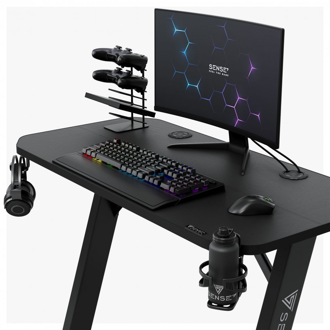 SENSE7 Nomad Basic Table, 120cm x 60cm, Black - Thumbnail 6