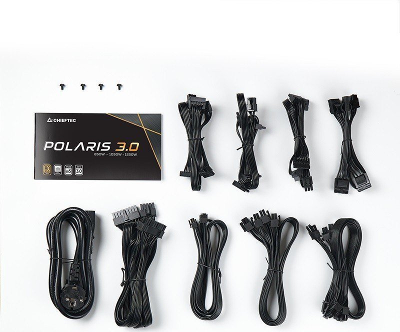 Chieftec PPS-1050FC-A3 Power Supply, ATX 3.0, 1050W - Thumbnail 7