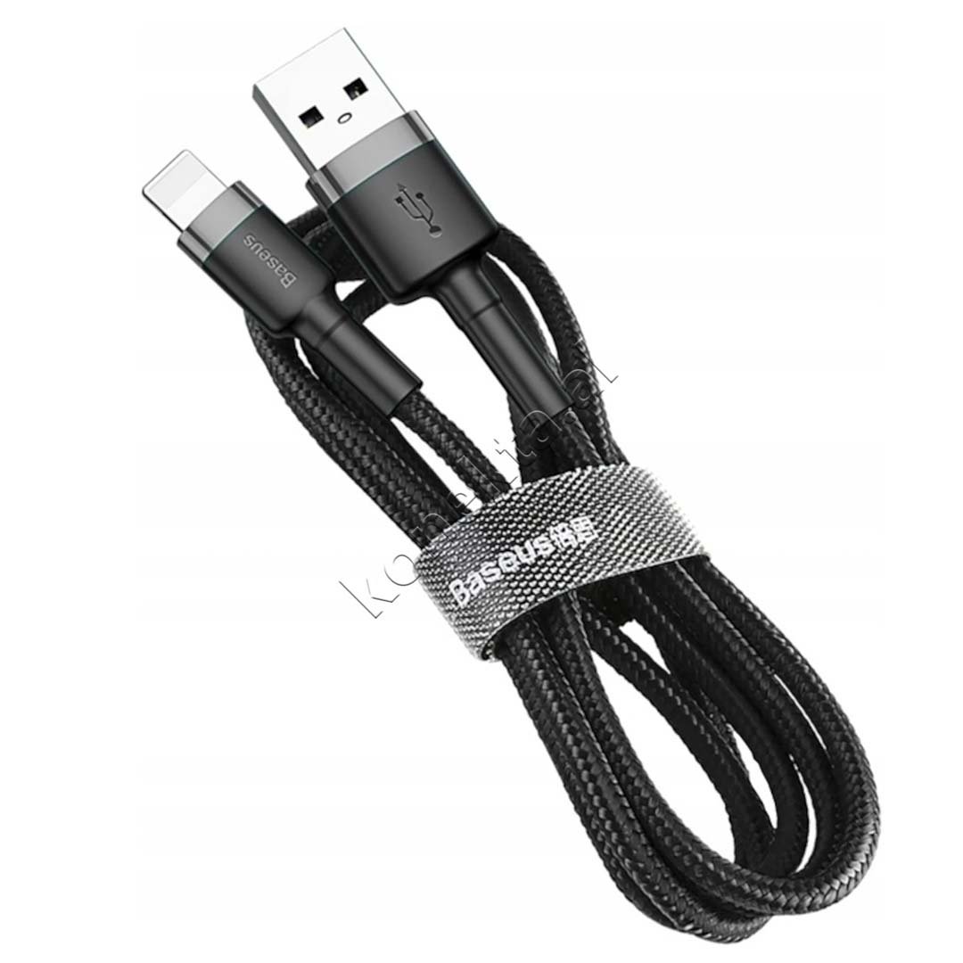 Baseus USB Ne Lightning Cable, 1m, Black - Thumbnail 2