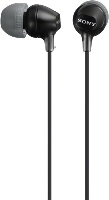 Sony MDR-EX15LPB Earbuds, Black - Image 1