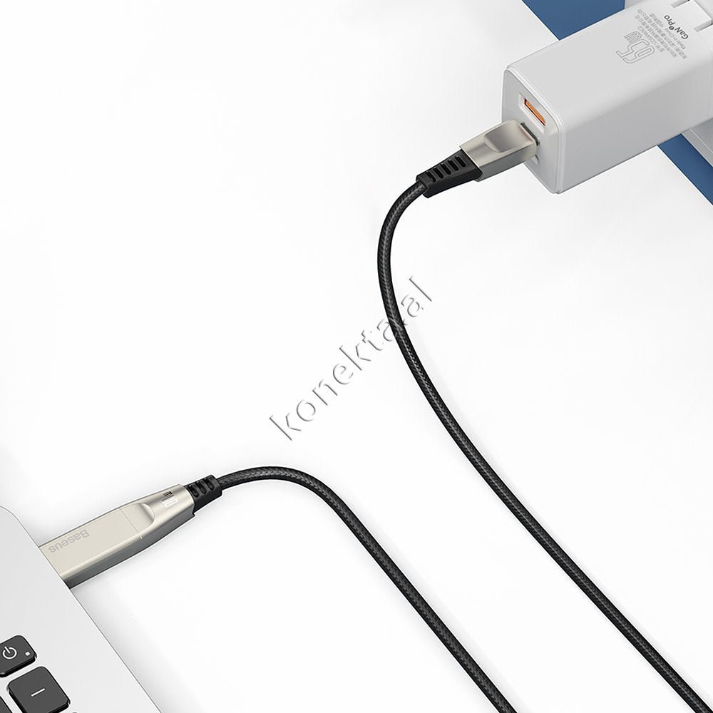 Baseus 2 in 1 Type-C Charging Cable and Adapter for Lenovo Laptop 100W - Thumbnail 6