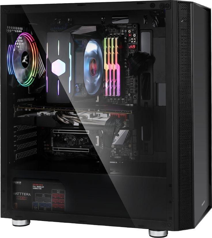 Zalman R2 Case, Black, Midi Tower - Thumbnail 6