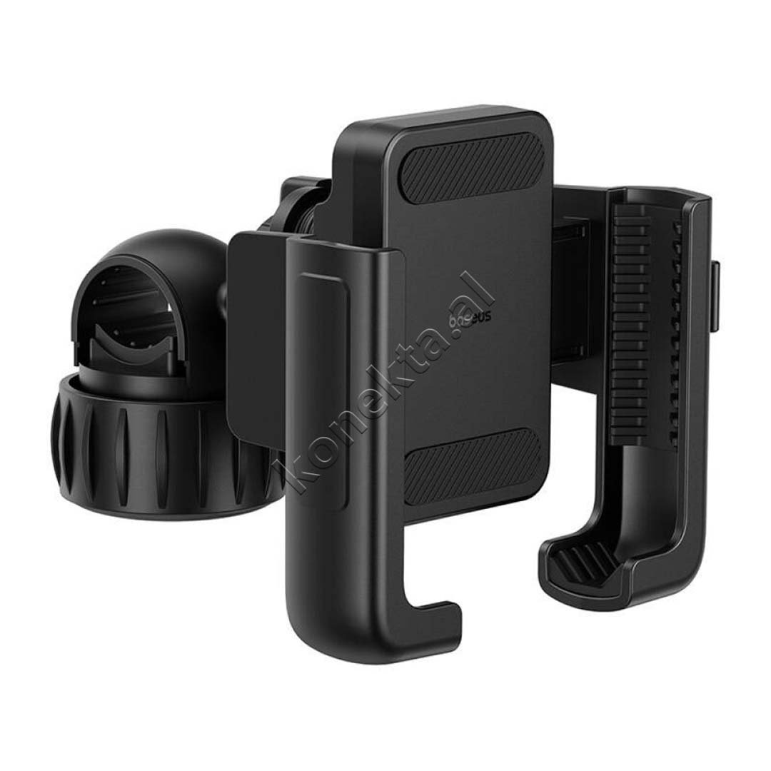 Baseus Bicycle and Motorcycle Phone Holder, Black - Thumbnail 2