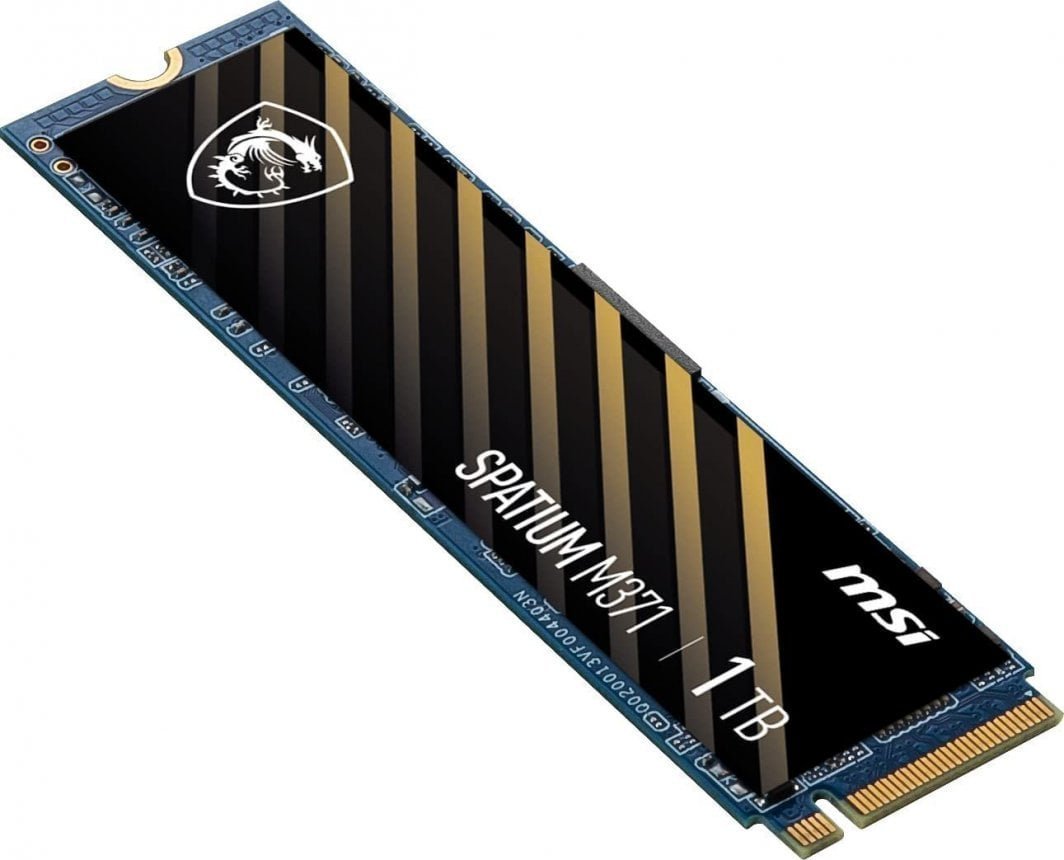 MSI Spatium M371 SSD, 1TB, M.2 2280 PCI-E x4 Gen3 NVMe - Thumbnail 5