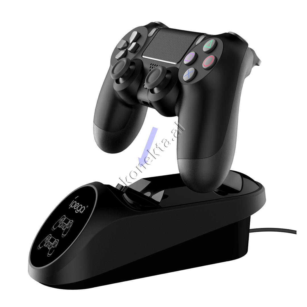 ipega PS4 Charging Dock, Black - Thumbnail 4