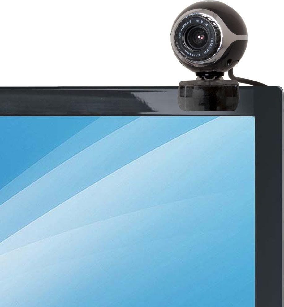 Defender C-090 Webcam, Black/Silver - Thumbnail 3