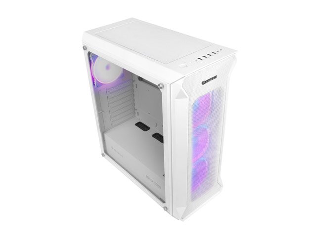 Genesis IRID 505 Case, Mid, Tower, White - Thumbnail 2