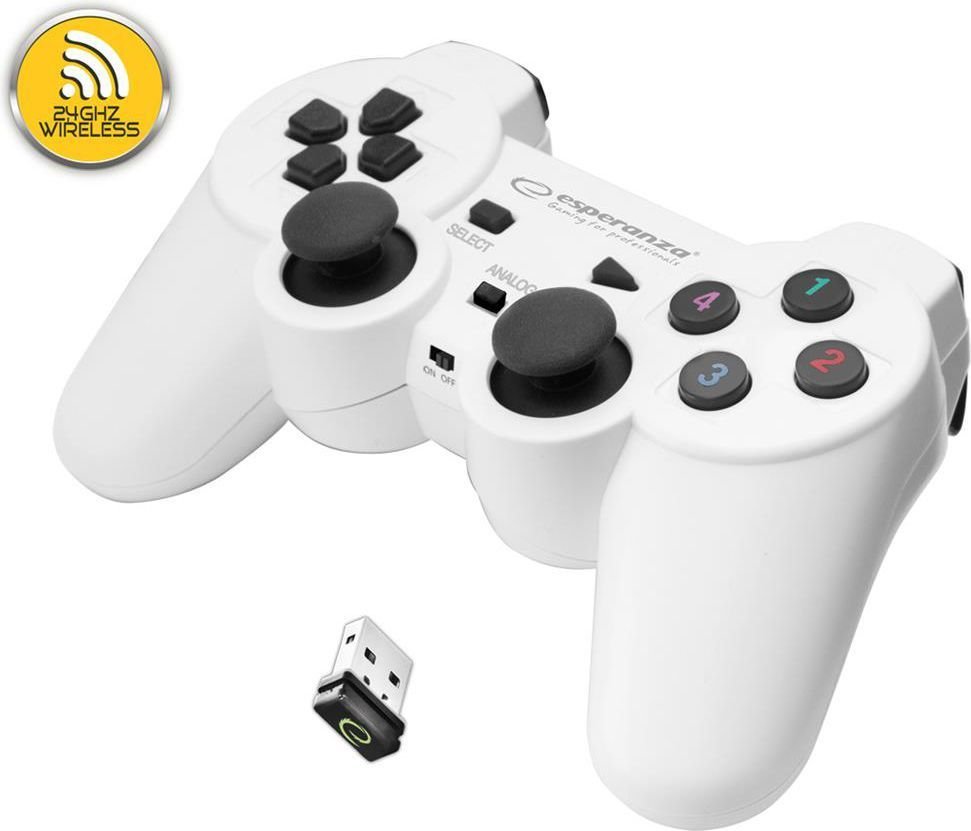 Esperanza Gladiator Controller, Wireless, White - Thumbnail 2
