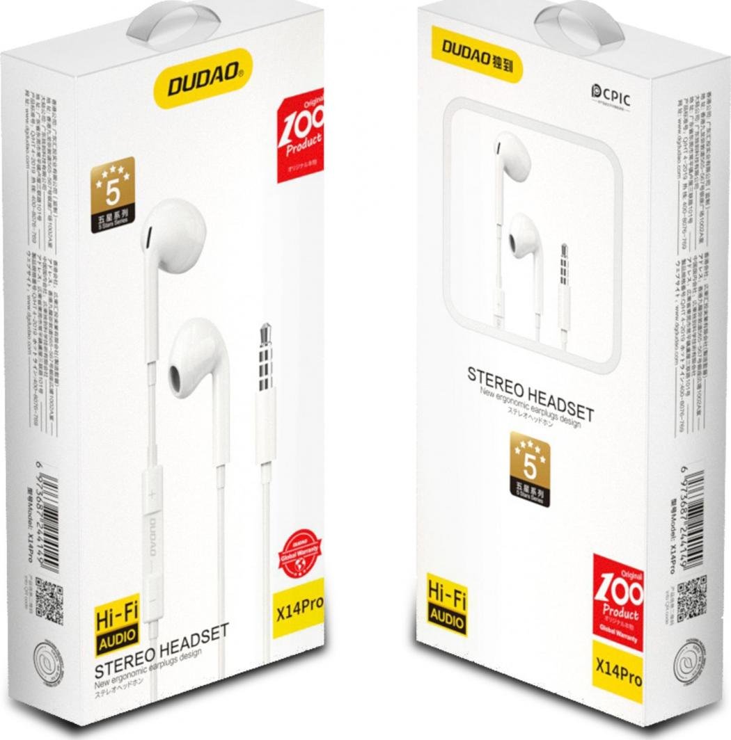 Dudao X14PRO Headphones, White - Thumbnail 3