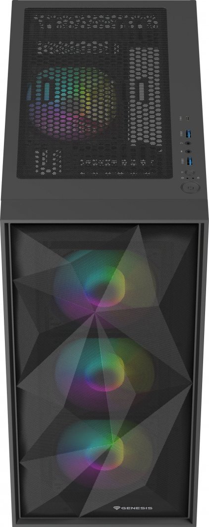 Genesis Diaxid 605 ARGB Case, Black, Midi Tower - Thumbnail 10