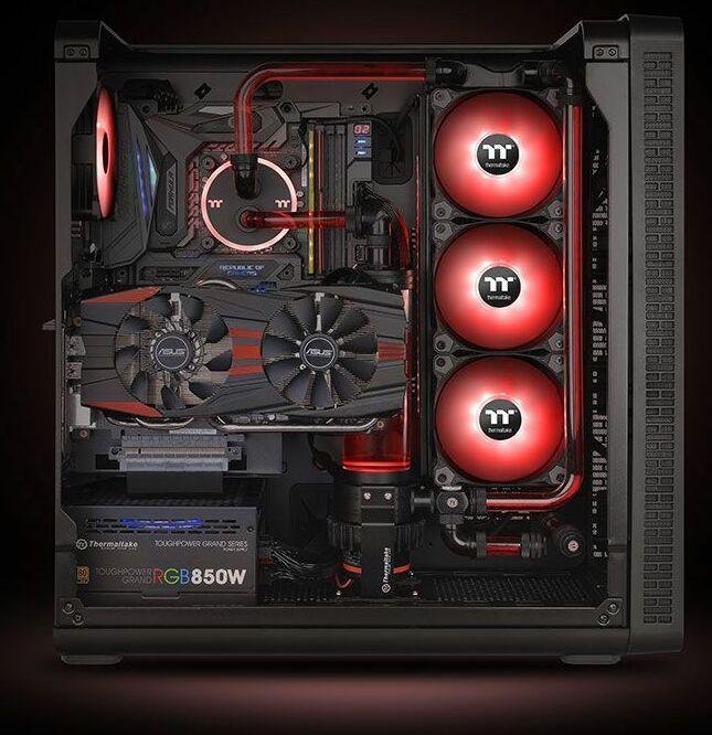 Thermaltake Pure A14 Cooler, 140 mm, Red - Thumbnail 5