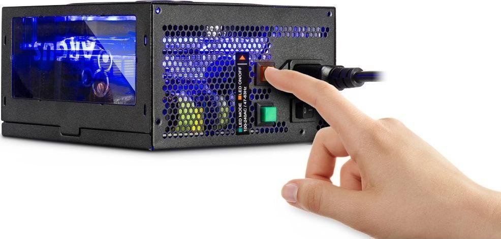 Inter-Tech Argus RGB 88882146 Power Supply, 600W - Thumbnail 3