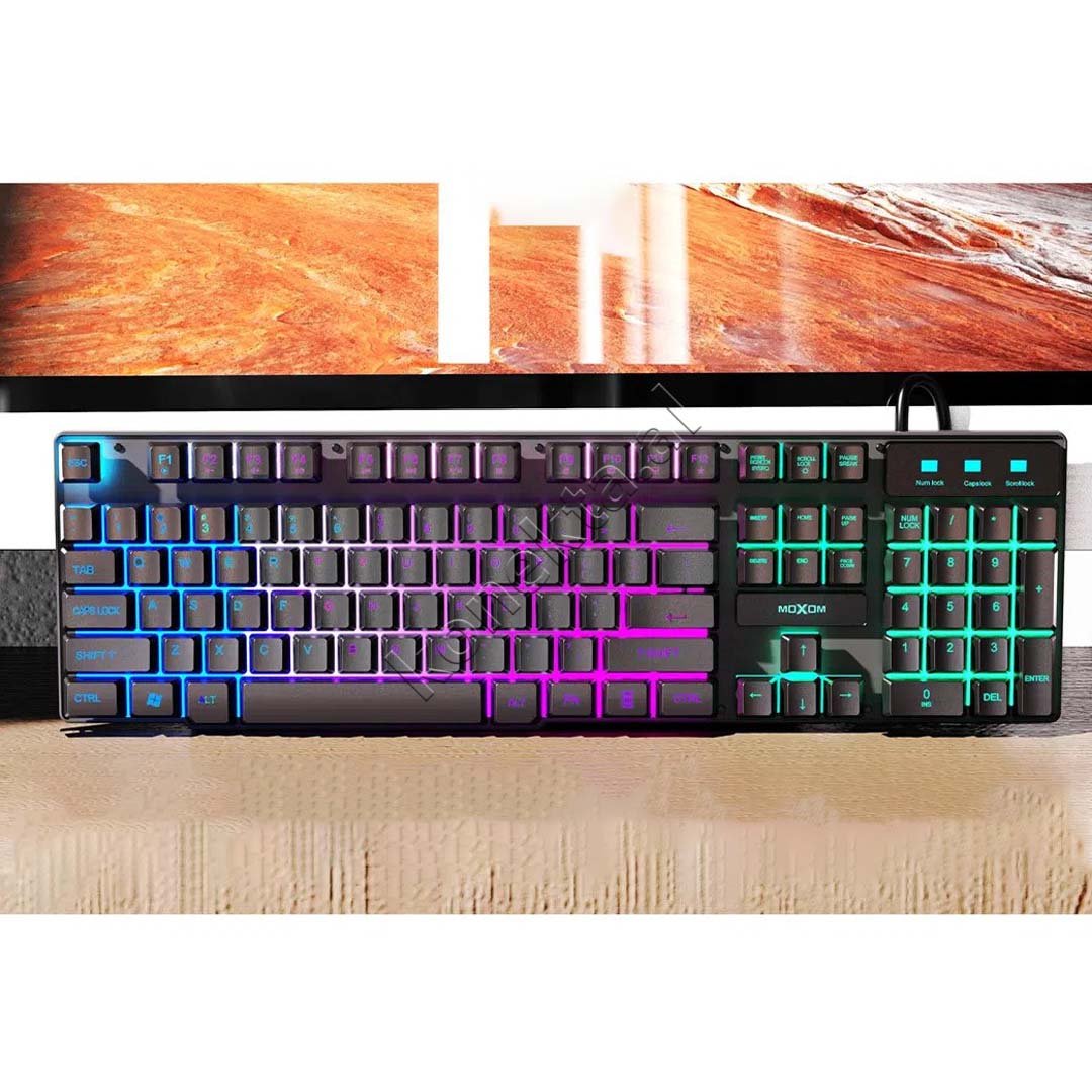 Moxom Gaming Keyboard RGB - Thumbnail 6