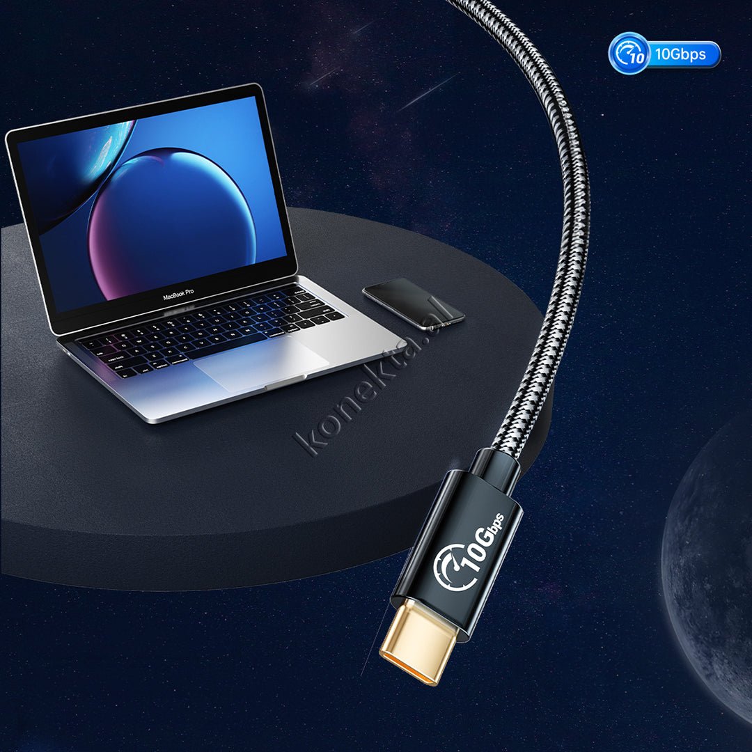 Orico Type-C to USB3.1 Cable, Female, GEN2, 10Gbps, 60W, 0.3m - Thumbnail 4
